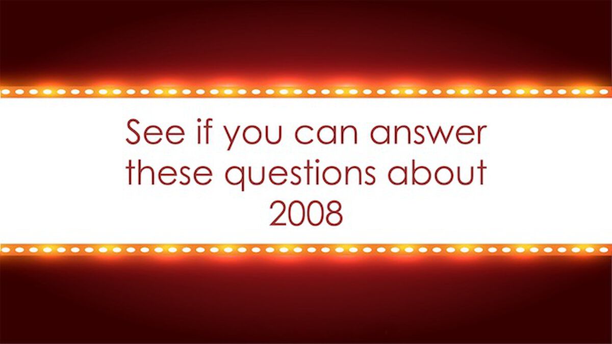 The Year Was 2008 image number null